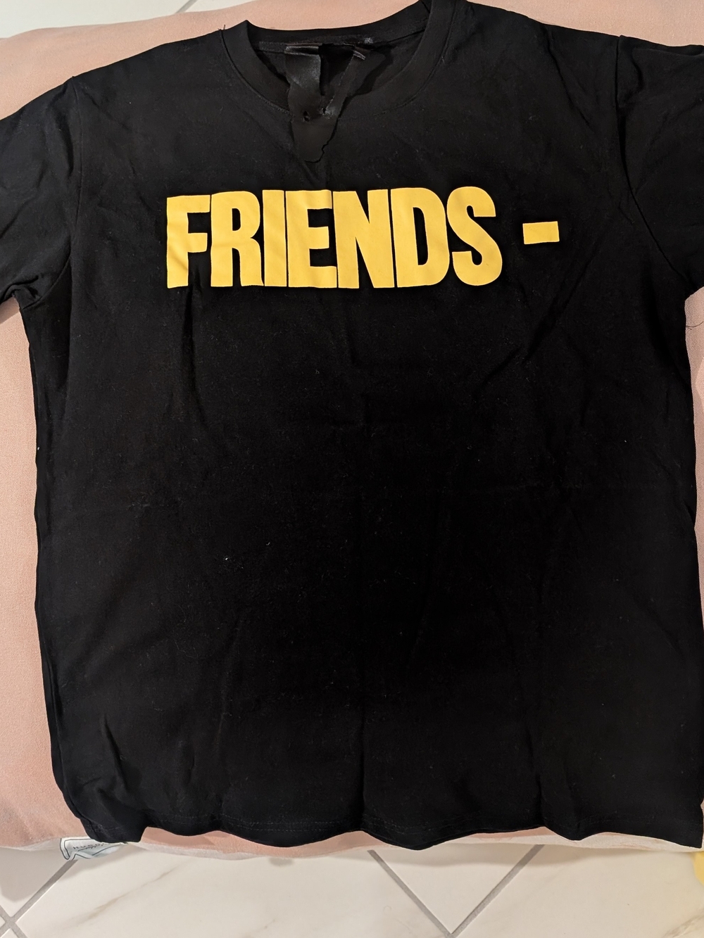 Vlone Friends Black Tee Size Large